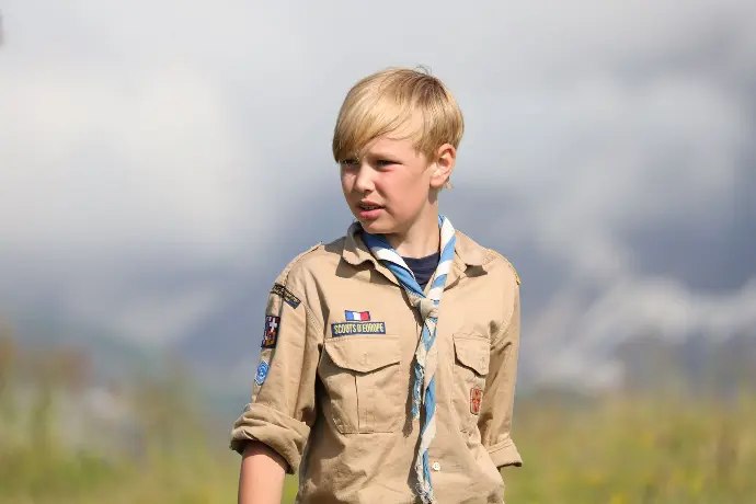 Eclaireur scout d'Europe de la 3e CHambéry en montagne