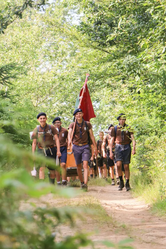 Marche en fortet pour le réseau de l'Araignée