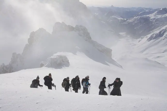 Course en montagne pour ces éclaireurs