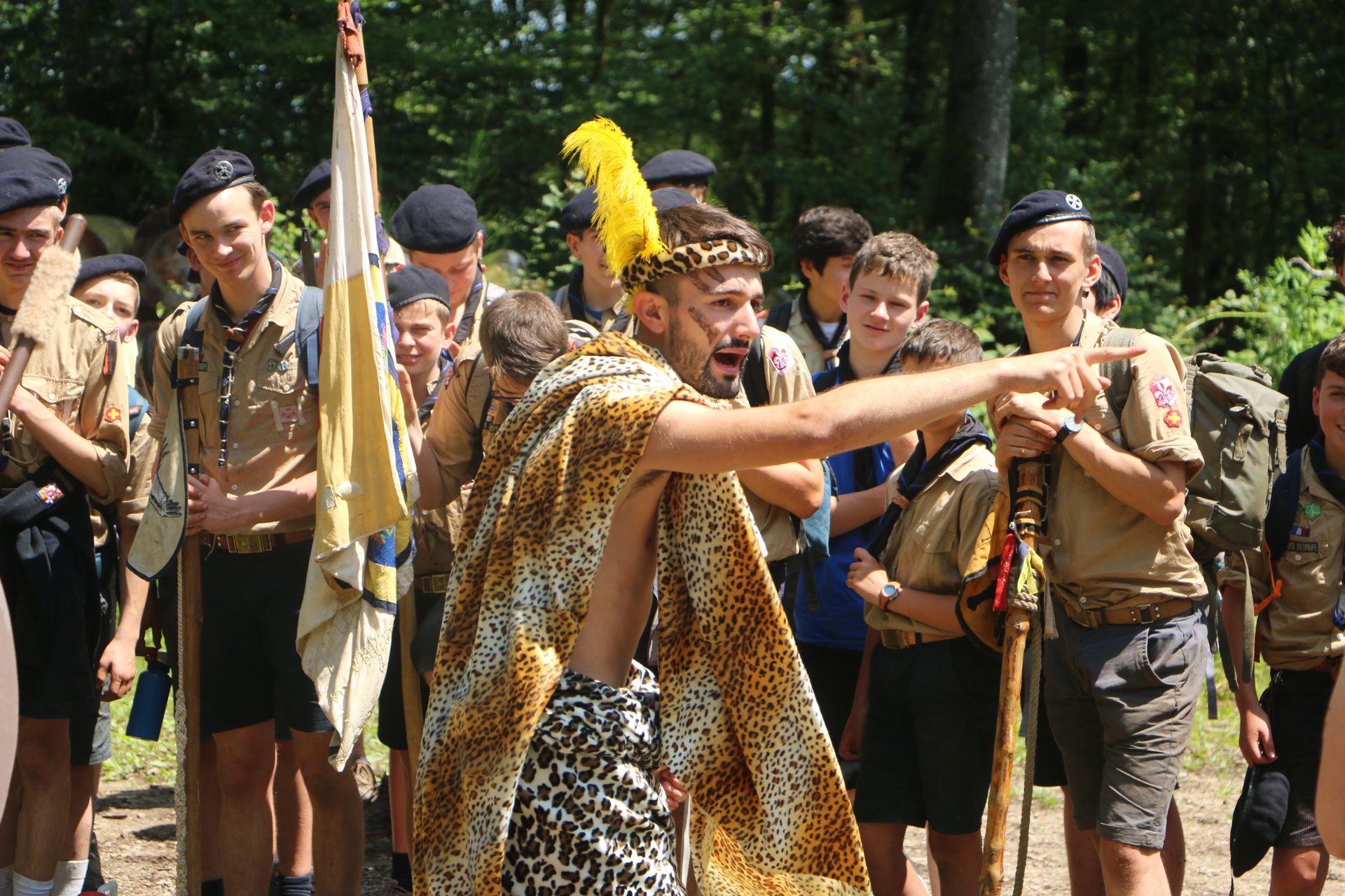 @AGSE - Jsoeph Drouet Déguisé en Cro Magnon, c'est partie pour l'aventure