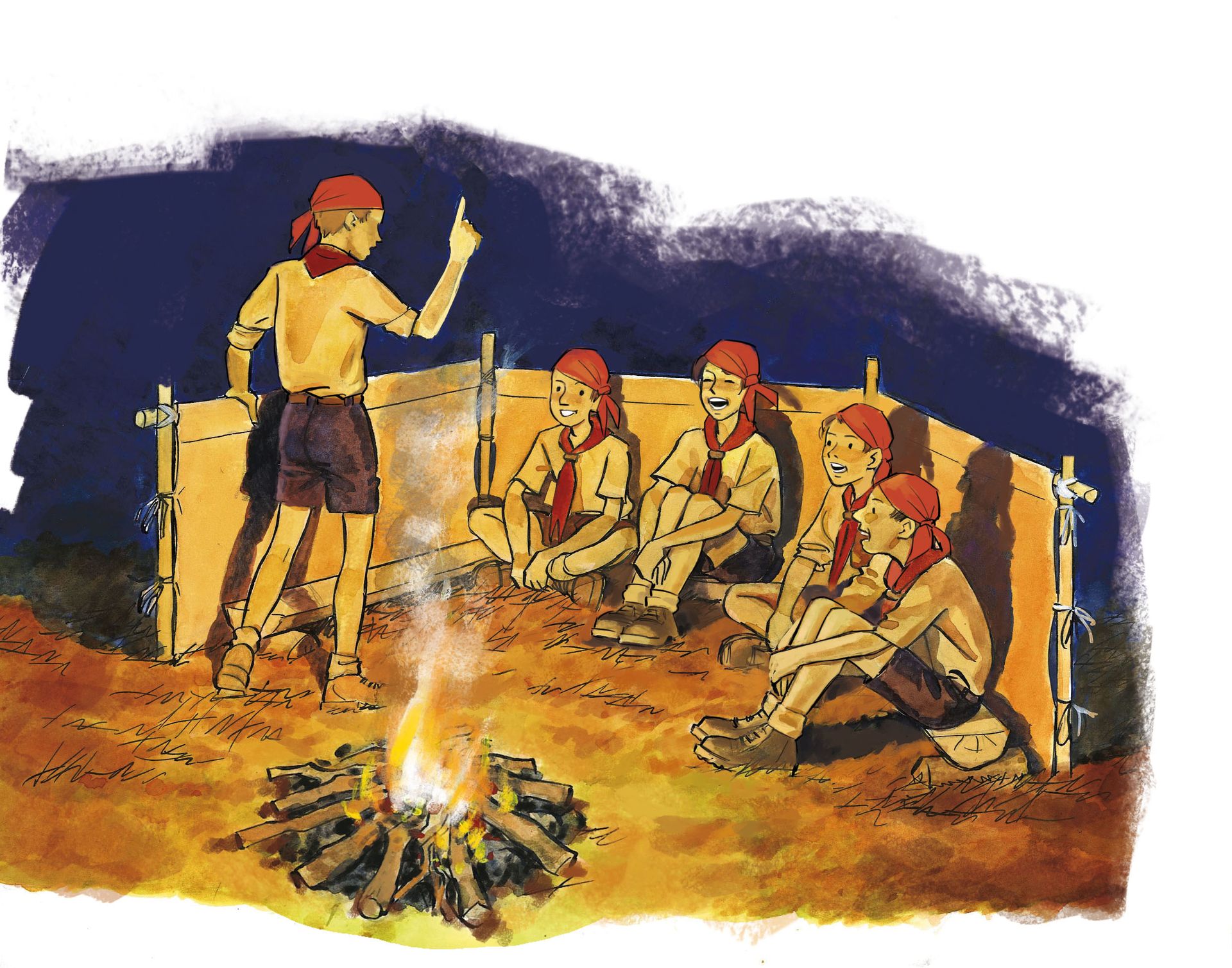 @AGSE - Emmanuel Beaudesson La maitrise des veillées de patrouille n'est jamais simple