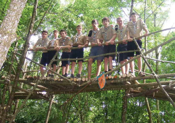 Patrouille sur son pont